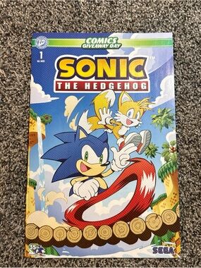 2026 SDCC Idw Publishing Booth Promo Sonic The Hedgehog Comic Book Sega